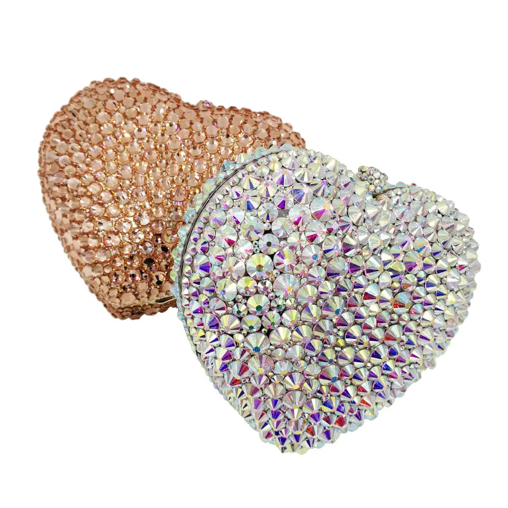 Heart Shape Sexy Luxury Clutch Evening Bag My She Shop