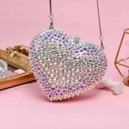 Heart Shape Sexy Luxury Clutch Evening Bag My She Shop