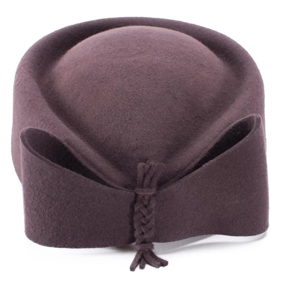 LAWLIET Teardrop Vintage Pillbox Hat