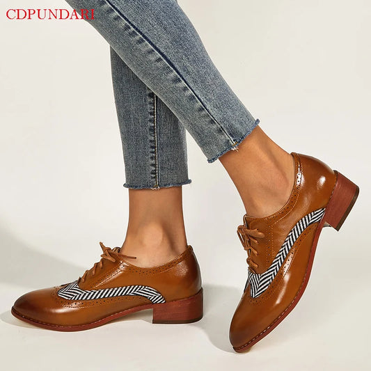 Classy Casual Lace-Up Loafer Shoes