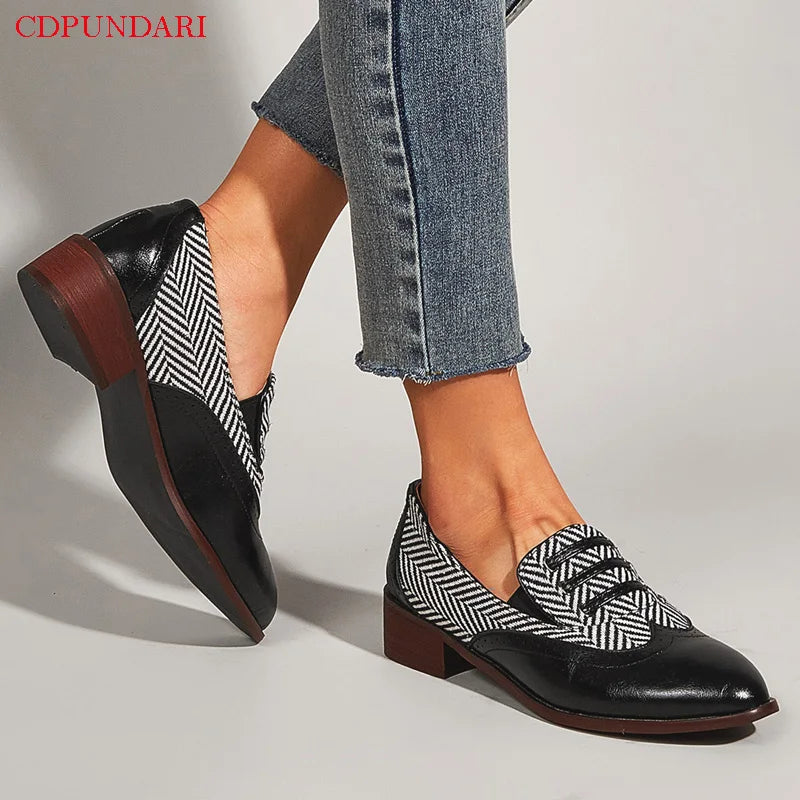 Classy Casual Lace-Up Loafer Shoes