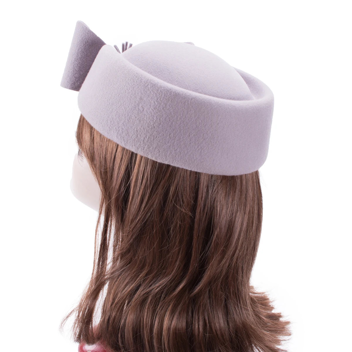 LAWLIET Teardrop Vintage Pillbox Hat