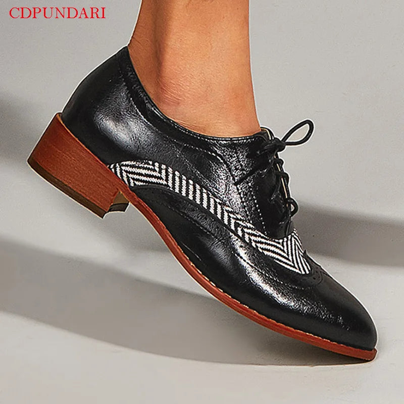 Classy Casual Lace-Up Loafer Shoes