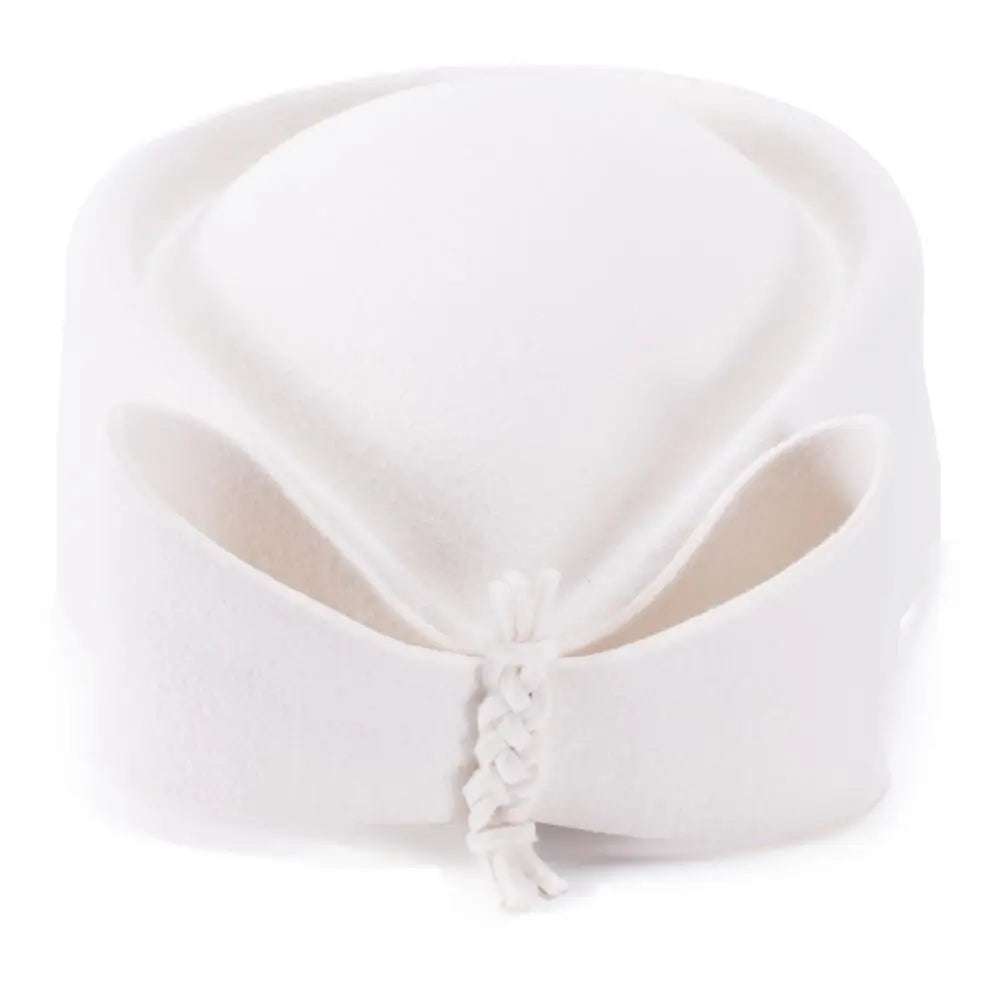 LAWLIET Teardrop Vintage Pillbox Hat