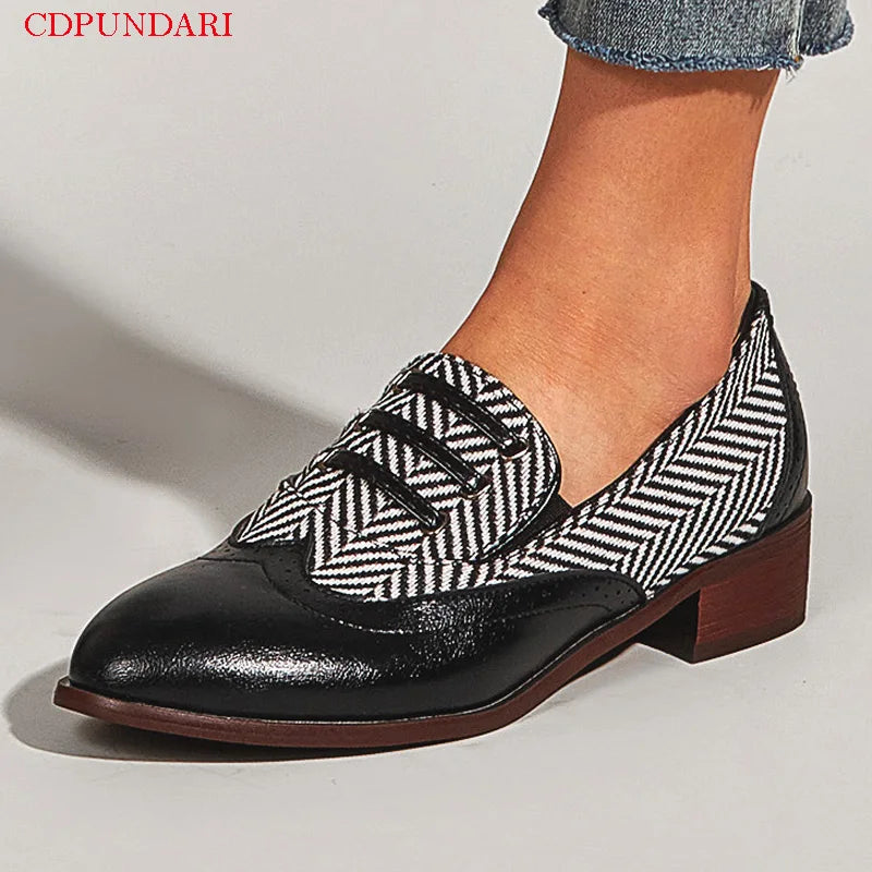 Classy Casual Lace-Up Loafer Shoes