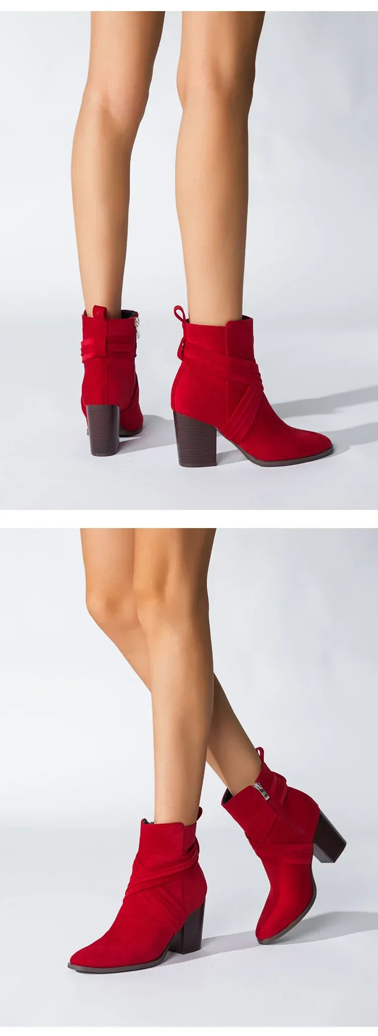 Superb Suede Side Zip Ankle Boots