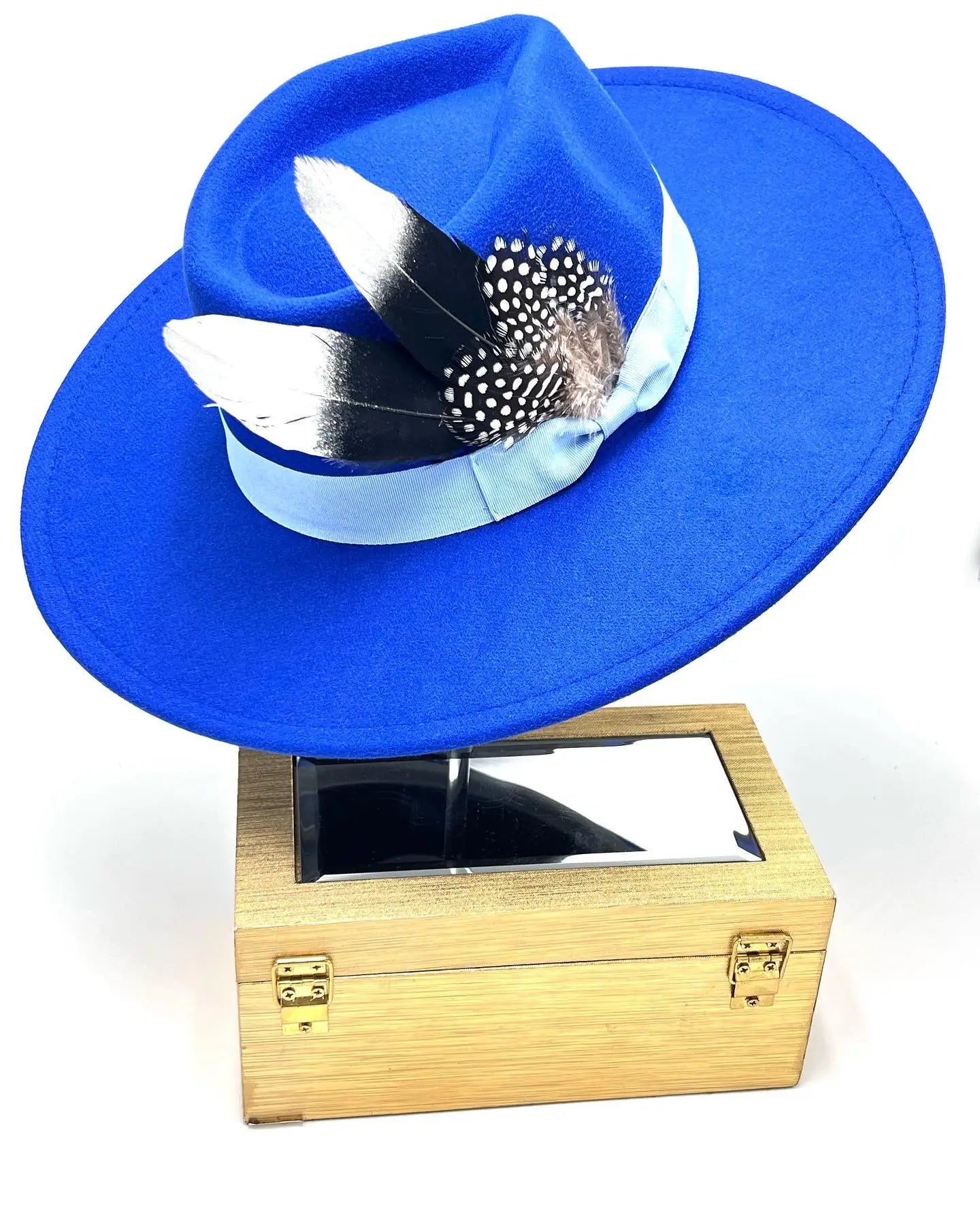 Orange fedora hat 9.5cm brim feather accessories wide brim jazz hat female imitation fedora hat male fashion panama hat wedding