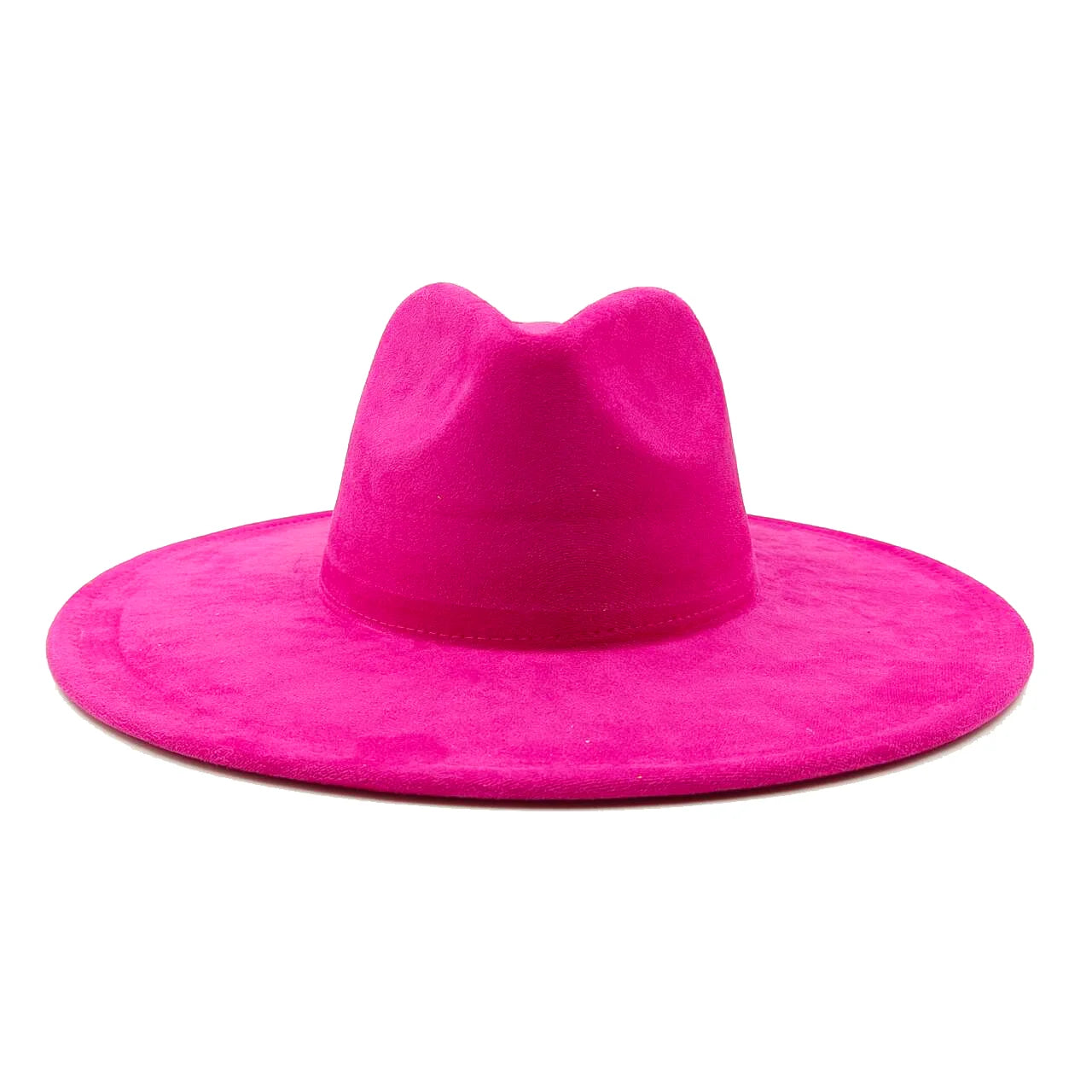 Vegan suede hat hand-painted DIY heart-shaped fedora hat men and women autumn and winter classic church hat  hats for women