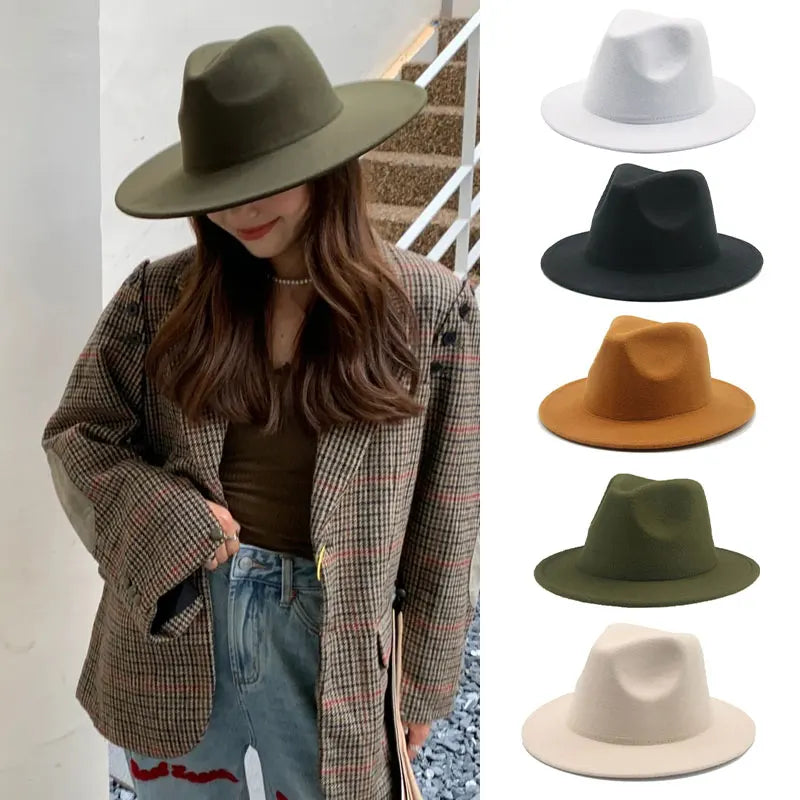 Short Brim Jazzy Fedora Hat My She Shop