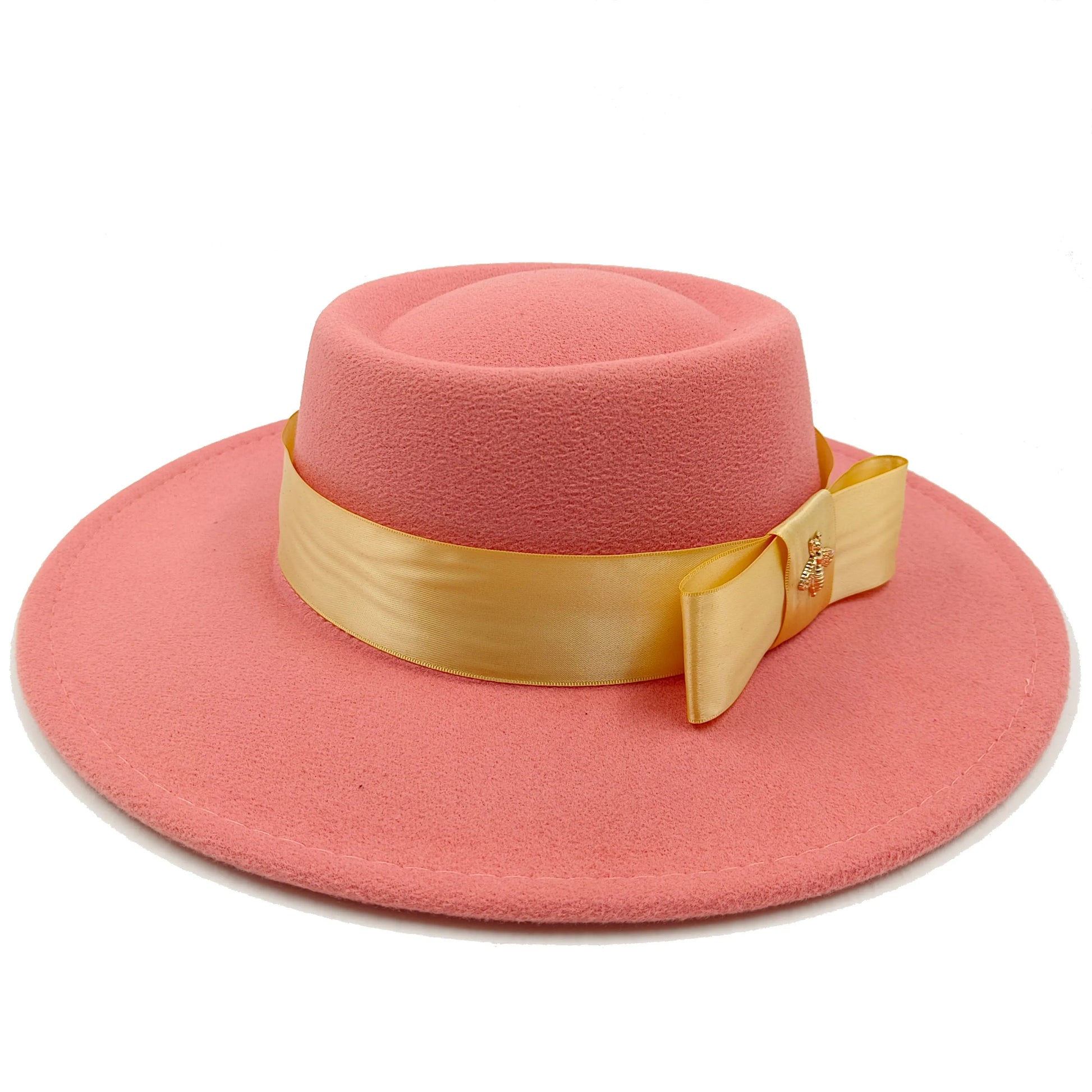 Orange fedora hat 9.5cm brim feather accessories wide brim jazz hat female imitation fedora hat male fashion panama hat wedding