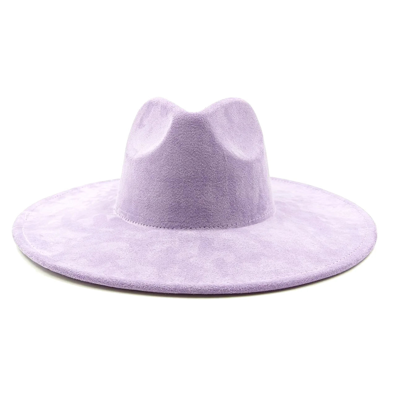 Vegan suede hat hand-painted DIY heart-shaped fedora hat men and women autumn and winter classic church hat  hats for women