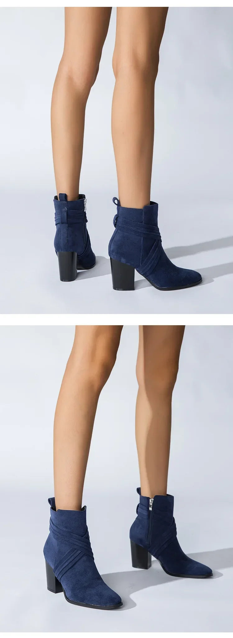 Superb Suede Side Zip Ankle Boots