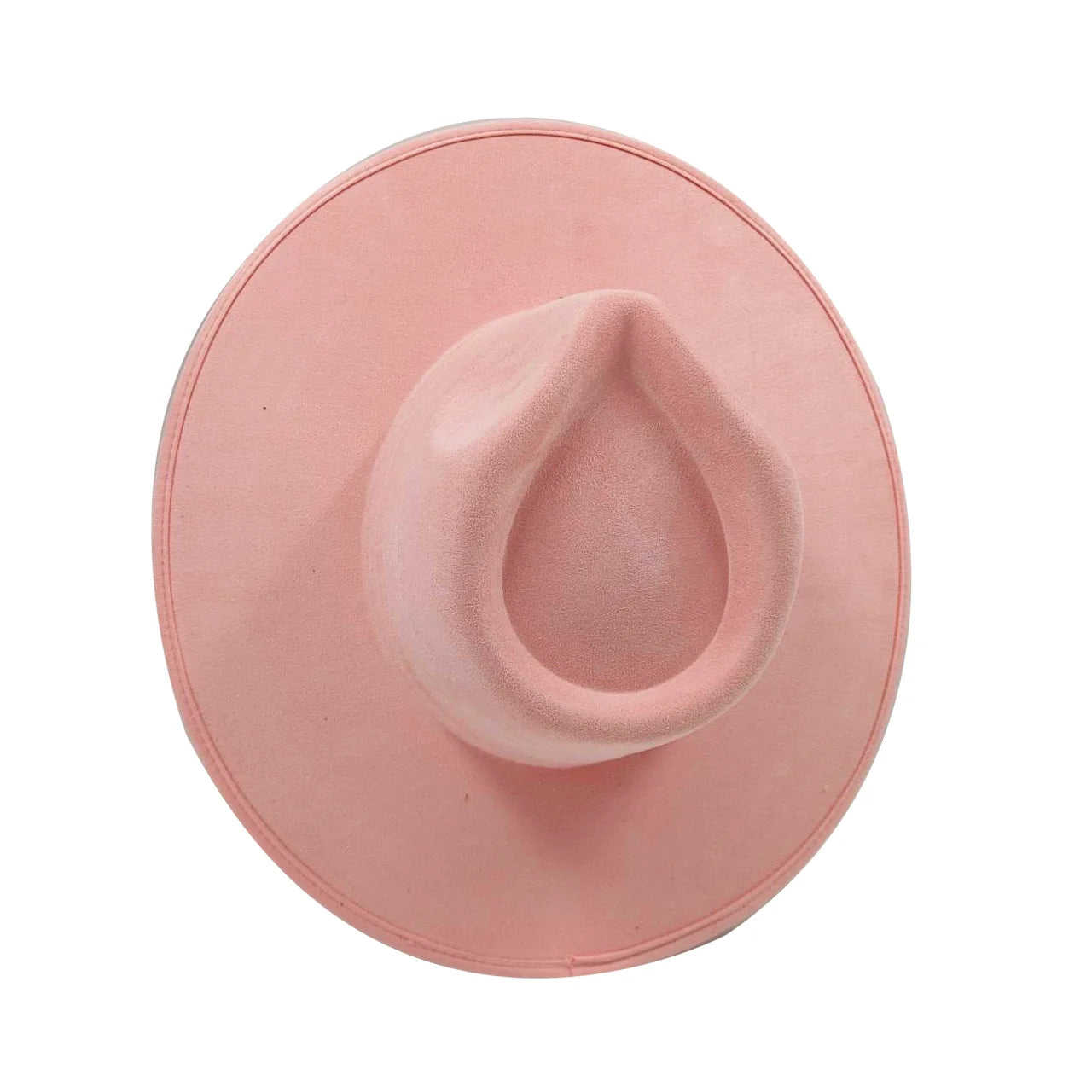 Vegan suede hat hand-painted DIY heart-shaped fedora hat men and women autumn and winter classic church hat  hats for women