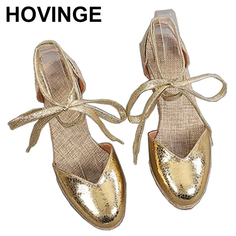 HOVINGE Classic Espadrille Sandal Shoes