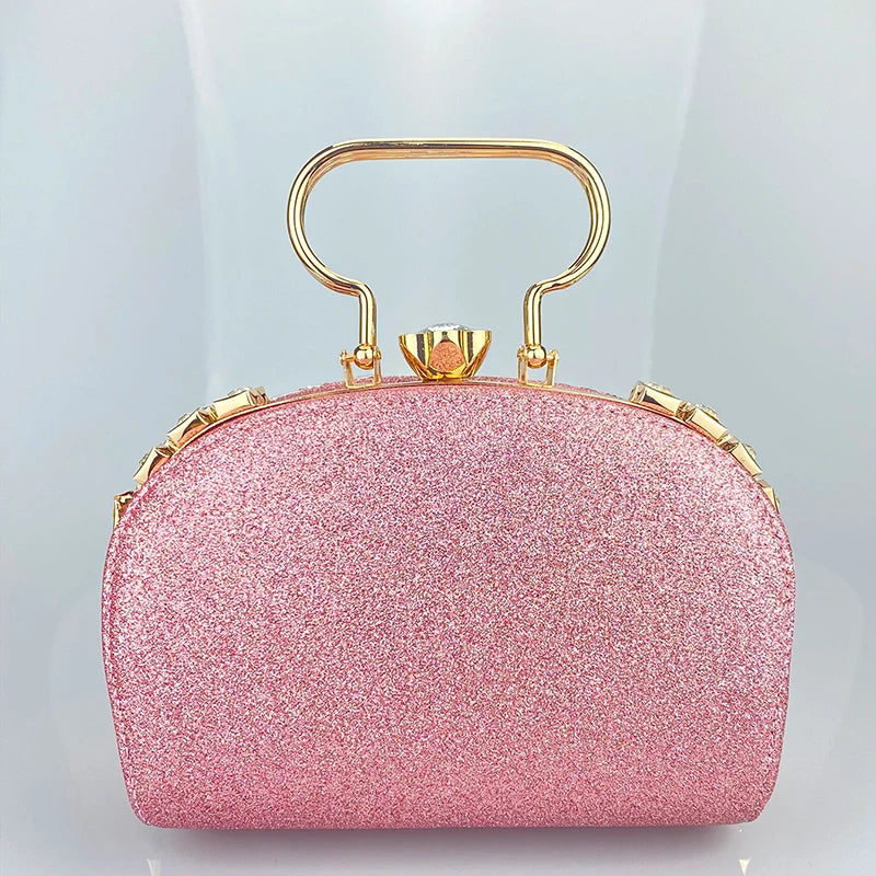 DWSHOETIQUE Crystal Bling Clutch Handbag