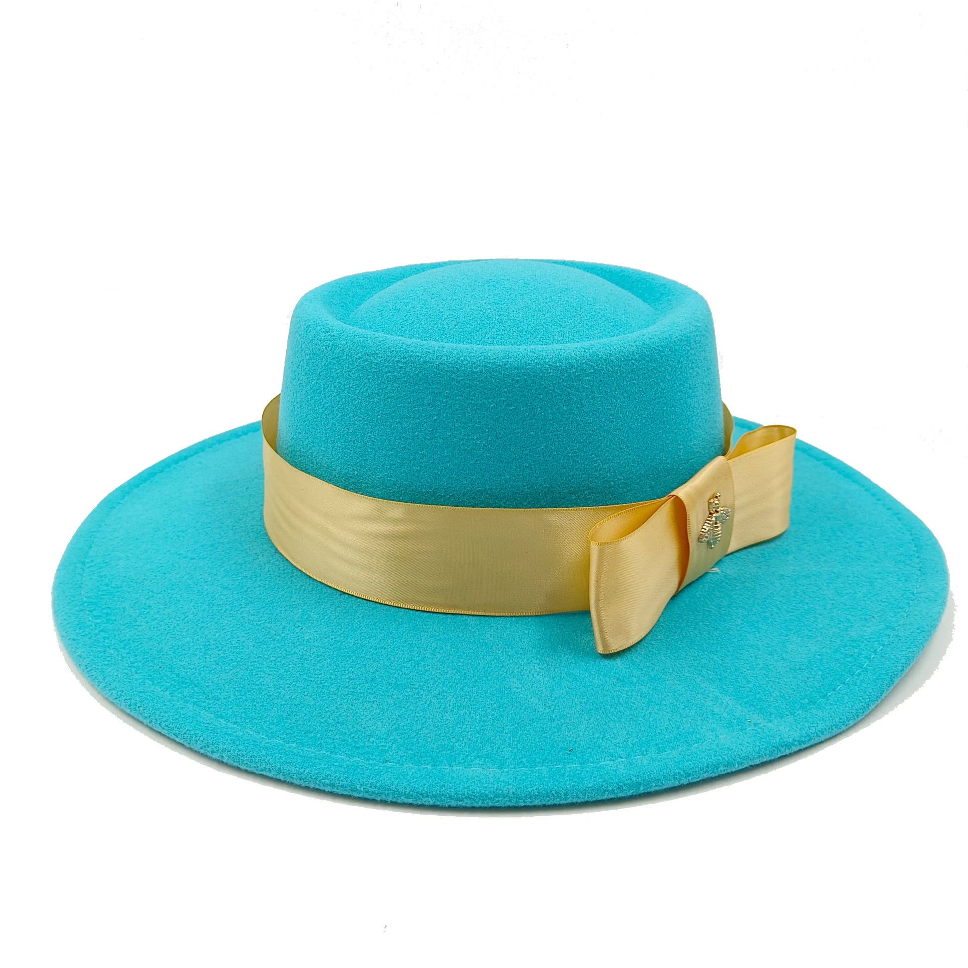 Orange fedora hat 9.5cm brim feather accessories wide brim jazz hat female imitation fedora hat male fashion panama hat wedding