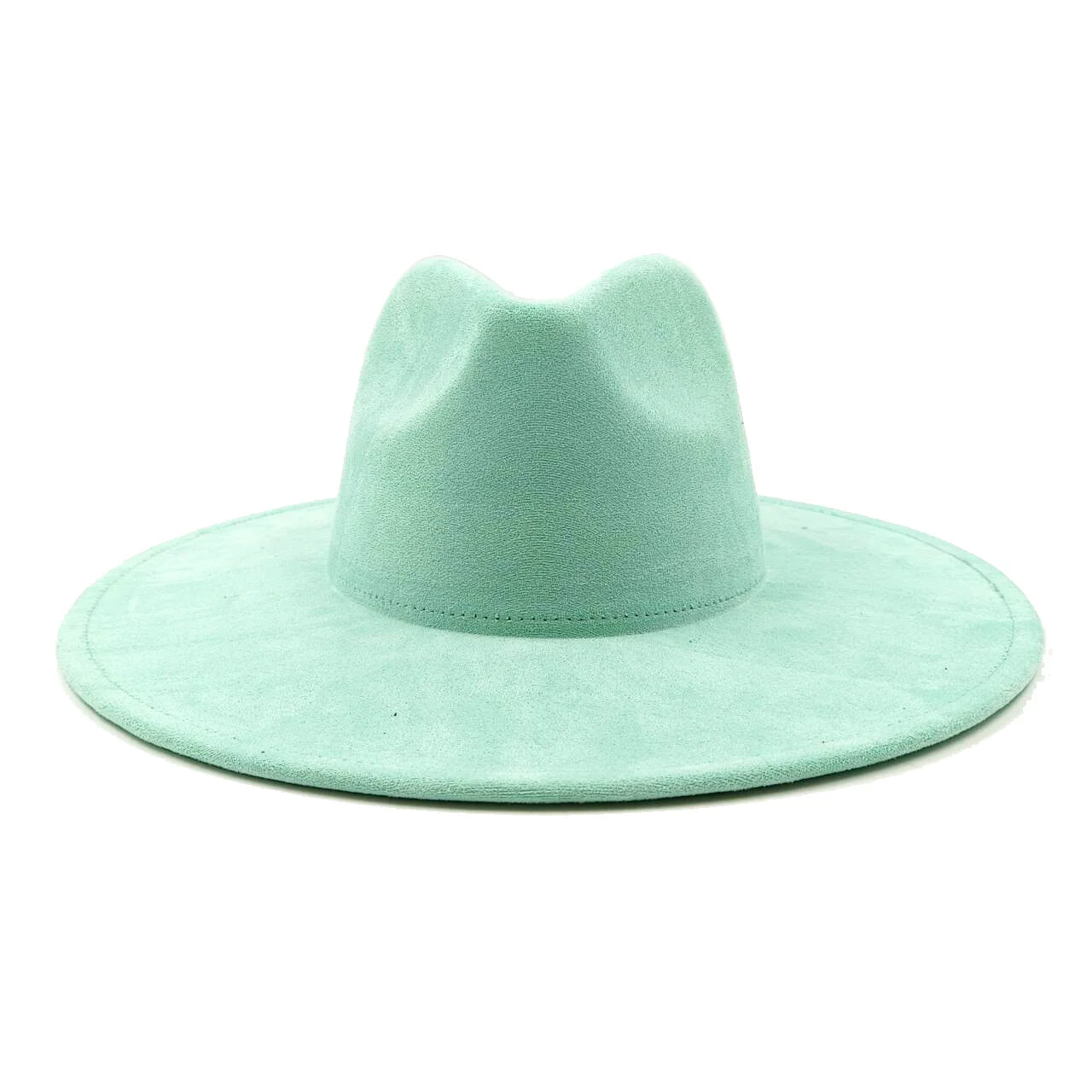 Vegan suede hat hand-painted DIY heart-shaped fedora hat men and women autumn and winter classic church hat  hats for women