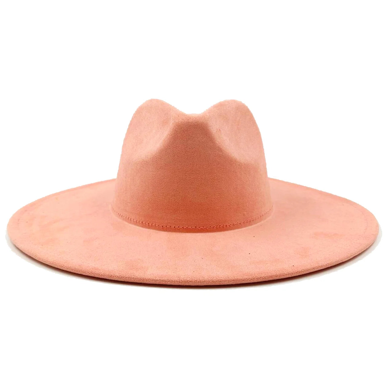 Vegan suede hat hand-painted DIY heart-shaped fedora hat men and women autumn and winter classic church hat  hats for women