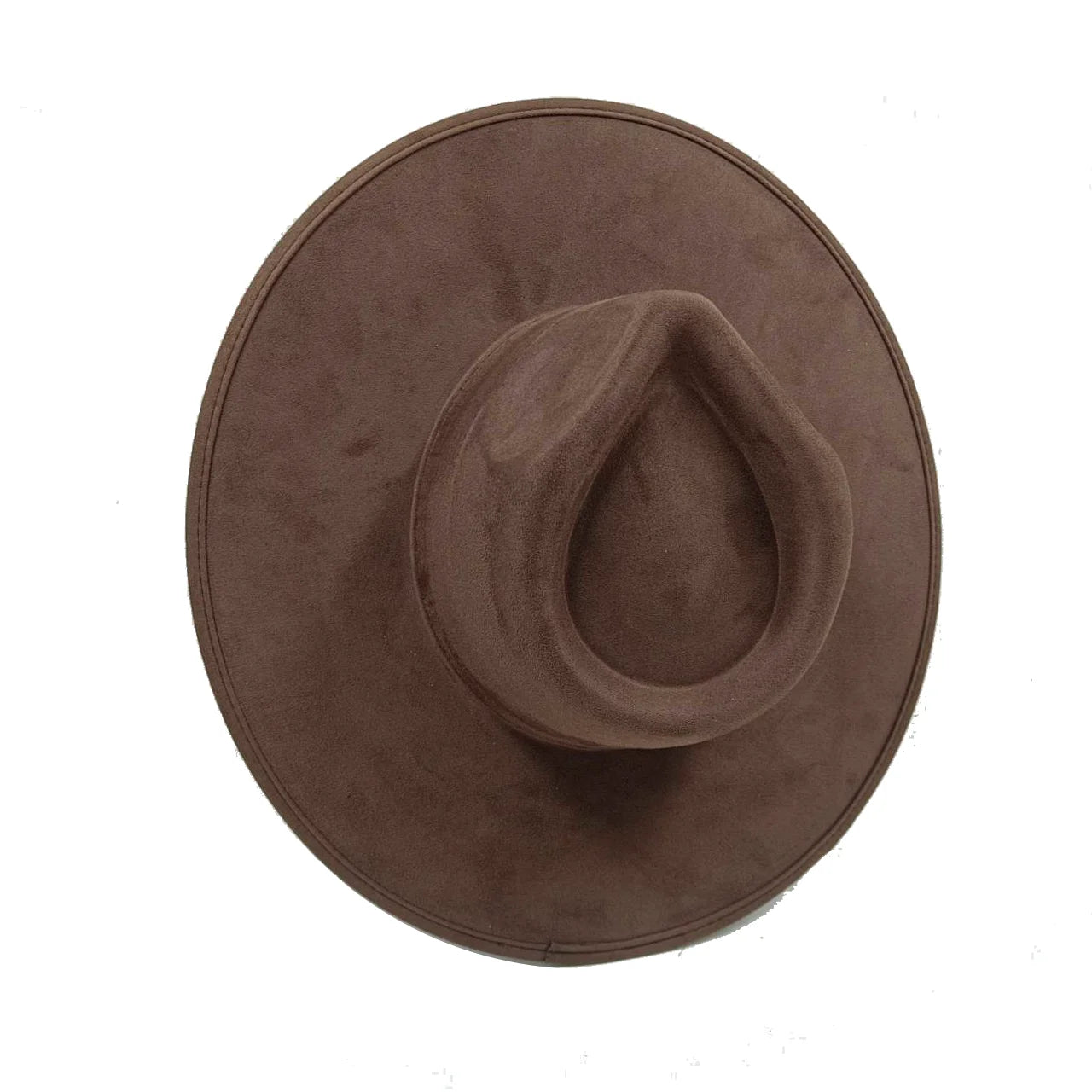 Vegan suede hat hand-painted DIY heart-shaped fedora hat men and women autumn and winter classic church hat  hats for women