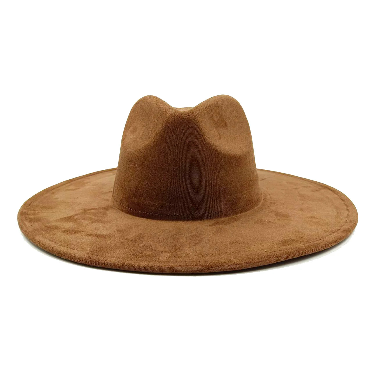 Vegan suede hat hand-painted DIY heart-shaped fedora hat men and women autumn and winter classic church hat  hats for women