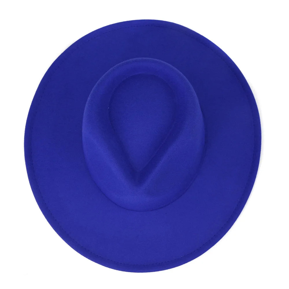 Orange fedora hat 9.5cm brim feather accessories wide brim jazz hat female imitation fedora hat male fashion panama hat wedding