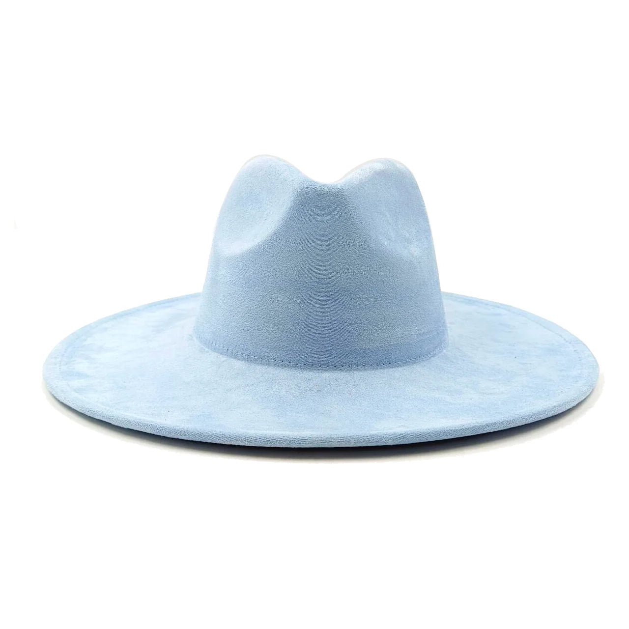 Vegan suede hat hand-painted DIY heart-shaped fedora hat men and women autumn and winter classic church hat  hats for women