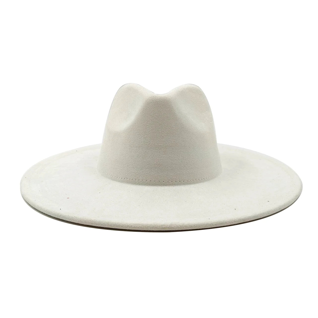 Vegan suede hat hand-painted DIY heart-shaped fedora hat men and women autumn and winter classic church hat  hats for women