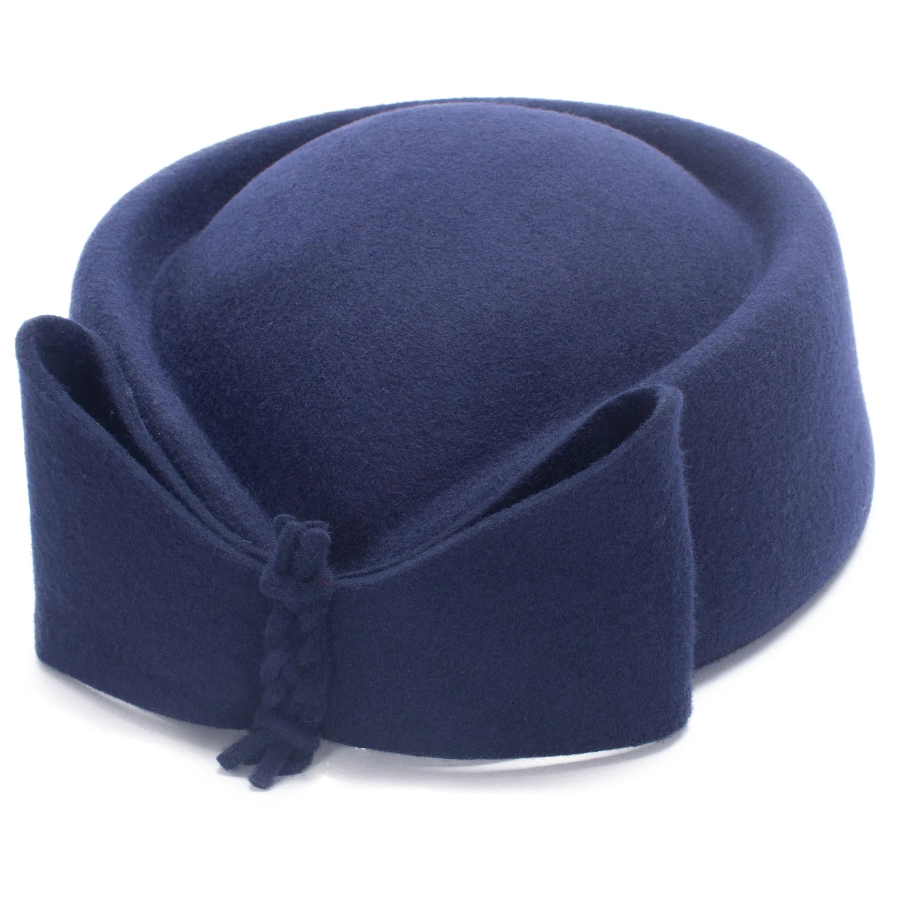 LAWLIET Teardrop Vintage Pillbox Hat