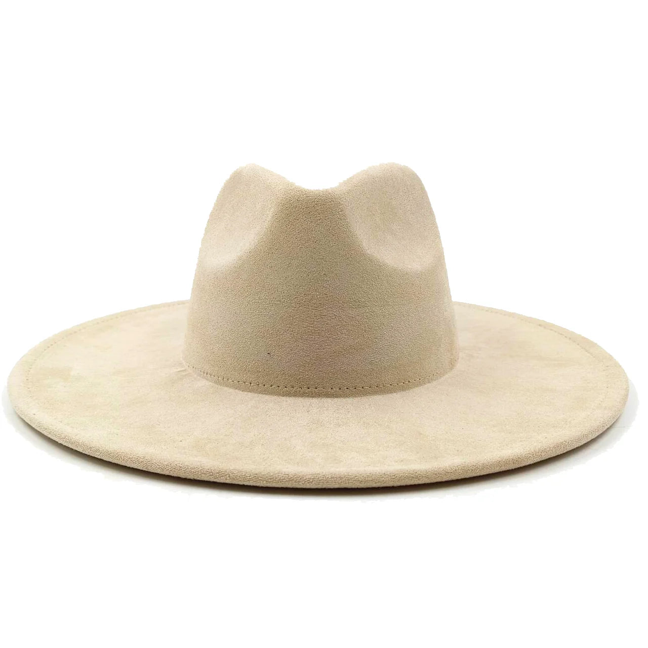 Vegan suede hat hand-painted DIY heart-shaped fedora hat men and women autumn and winter classic church hat  hats for women