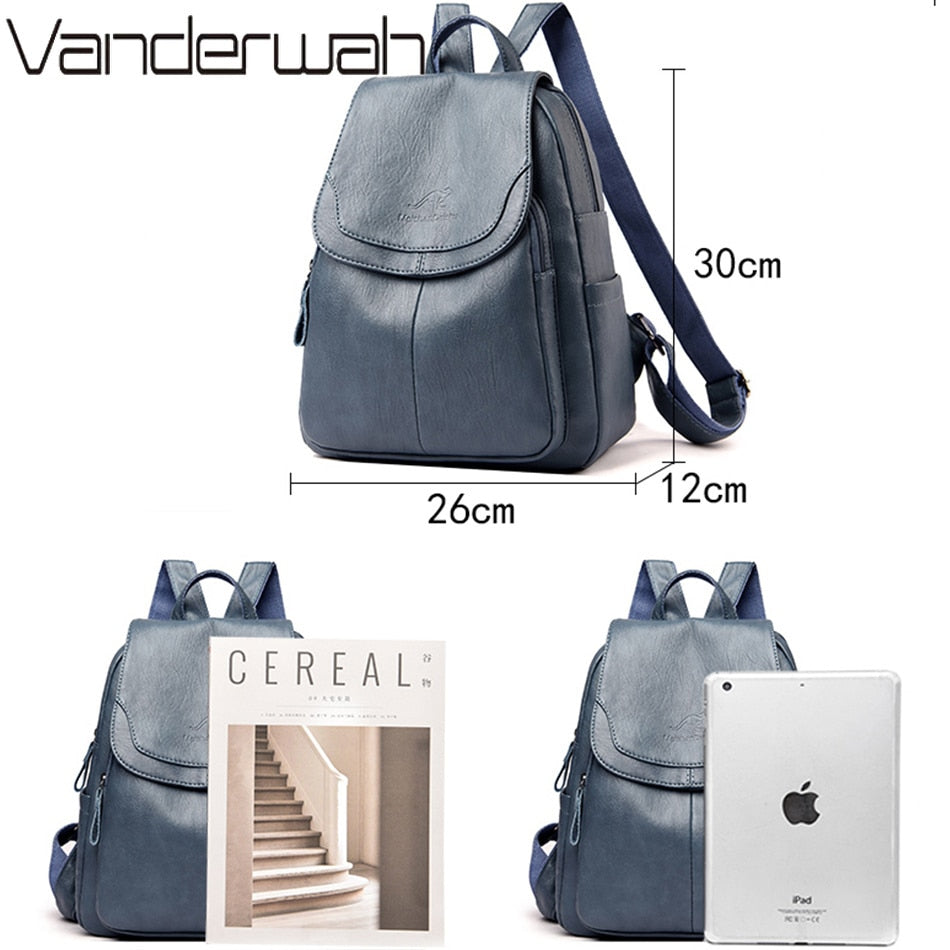 VANDERWAH Classic Large Capacity Backpack - My She Shop