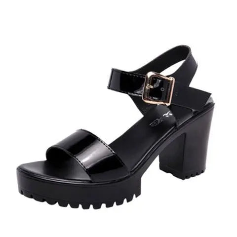 Simple Classic Platform Sandal Shoes - My She Shop