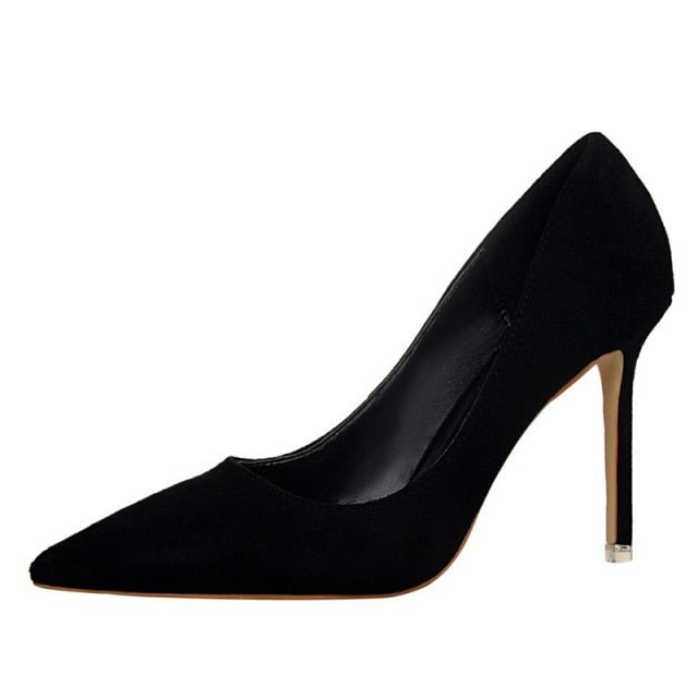 BIGTREE Superb Suede Stiletto Shoes - My She Shop