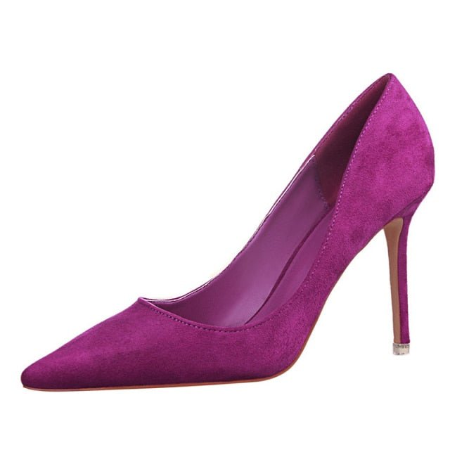 BIGTREE Superb Suede Stiletto Shoes - My She Shop