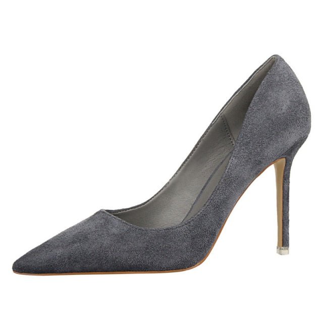 BIGTREE Superb Suede Stiletto Shoes - My She Shop