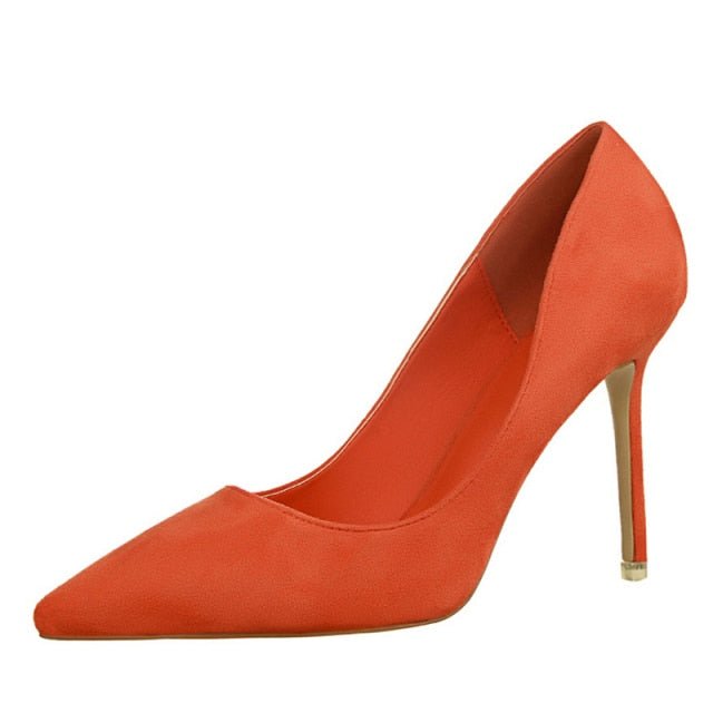 BIGTREE Superb Suede Stiletto Shoes - My She Shop