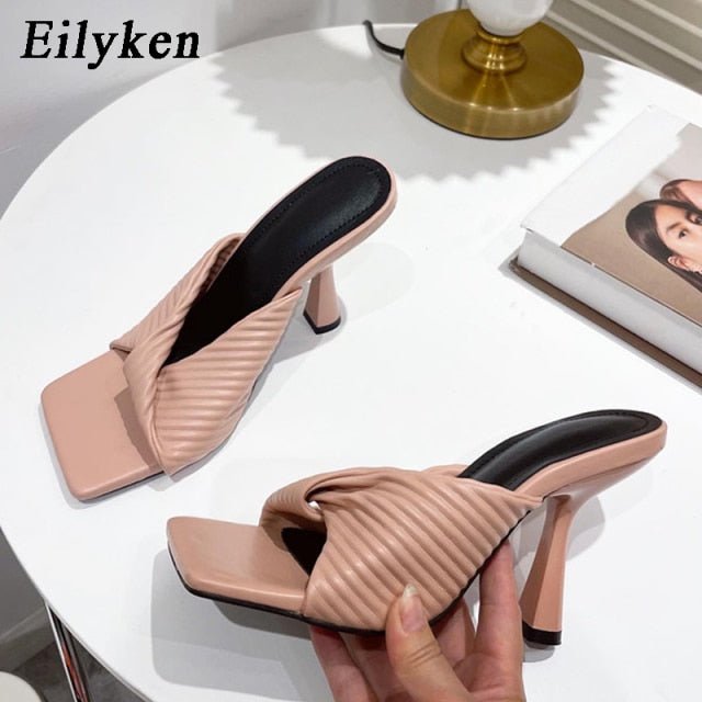 EILYKEN Ebullient Square Toe Slip-On Shoes - My She Shop