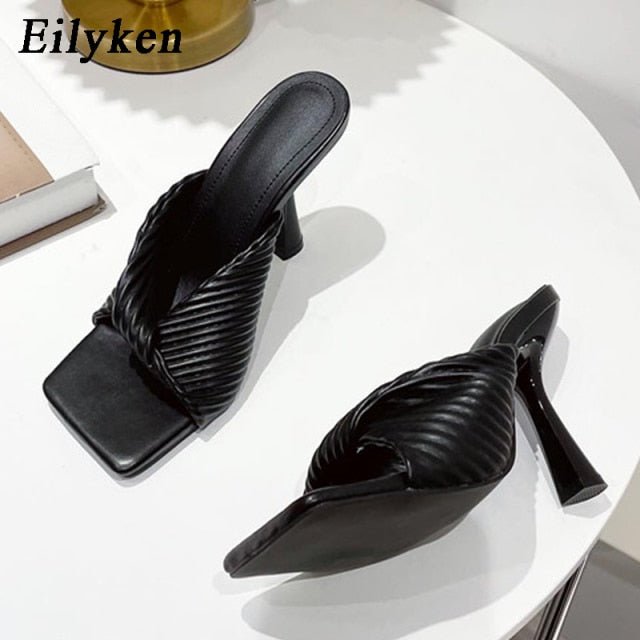 EILYKEN Ebullient Square Toe Slip-On Shoes - My She Shop