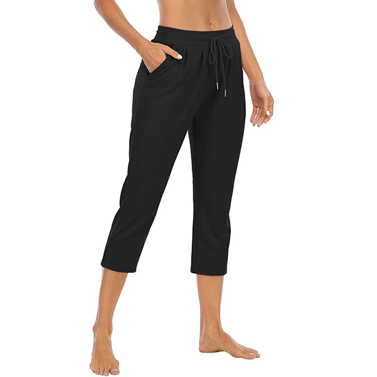 Fabulous Fitness Yoga 3/4 Length Poly-Spandex Pants - My She Shop