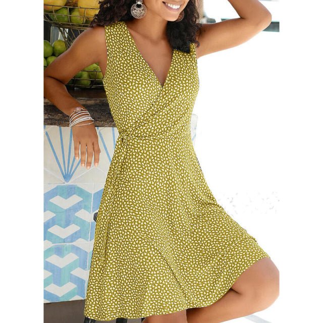 FLASHE Casual Polka Dot Dress - My She Shop