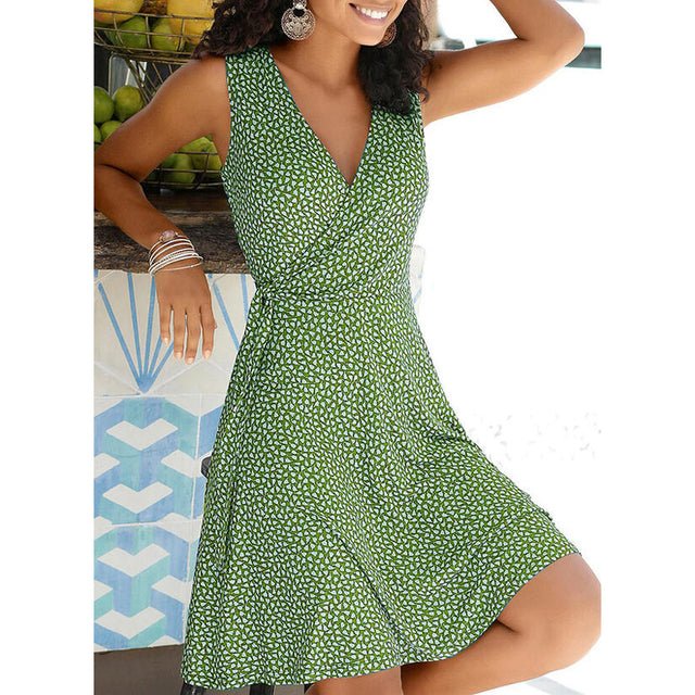 FLASHE Casual Polka Dot Dress - My She Shop