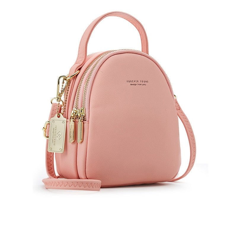 FOREVER YOUNG Mini Backpack or Crossbody Shoulder Bag - My She Shop