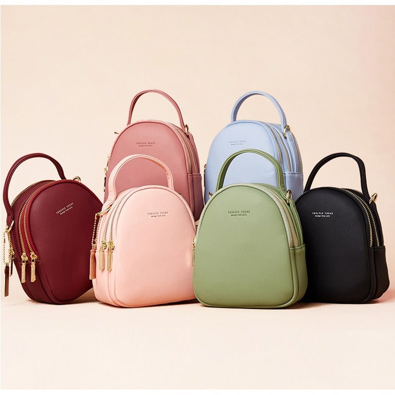 FOREVER YOUNG Mini Backpack or Crossbody Shoulder Bag - My She Shop