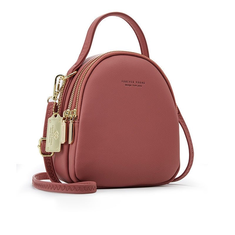 FOREVER YOUNG Mini Backpack or Crossbody Shoulder Bag - My She Shop