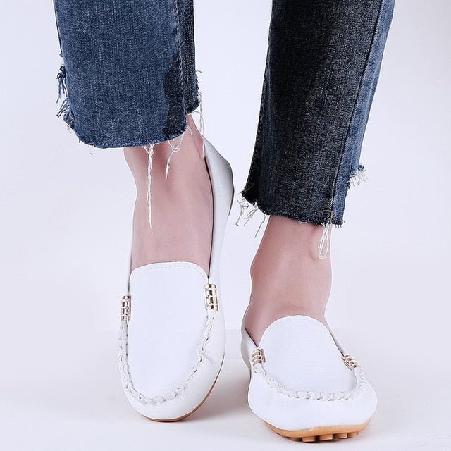 GAOKE Supple Summer Suede Loafer Style Shoes - My She Shop