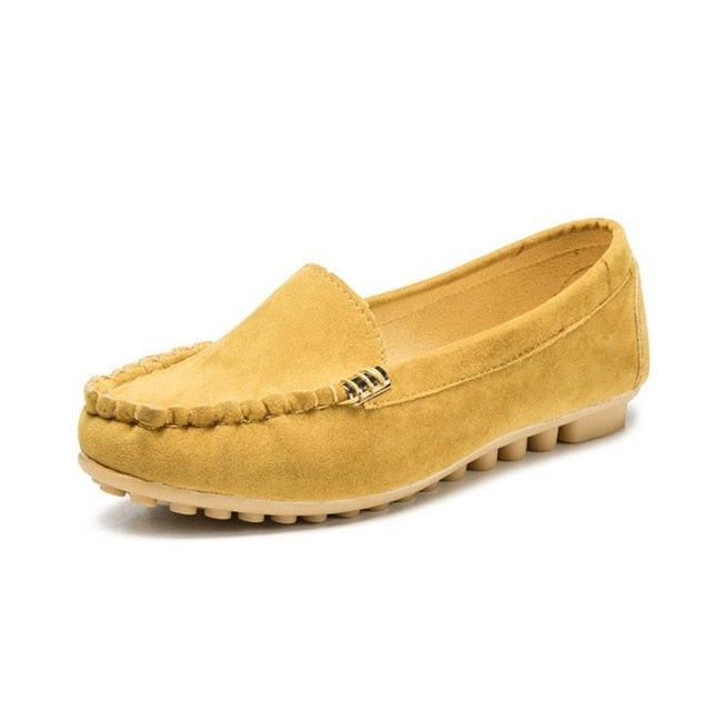 GAOKE Supple Summer Suede Loafer Style Shoes - My She Shop