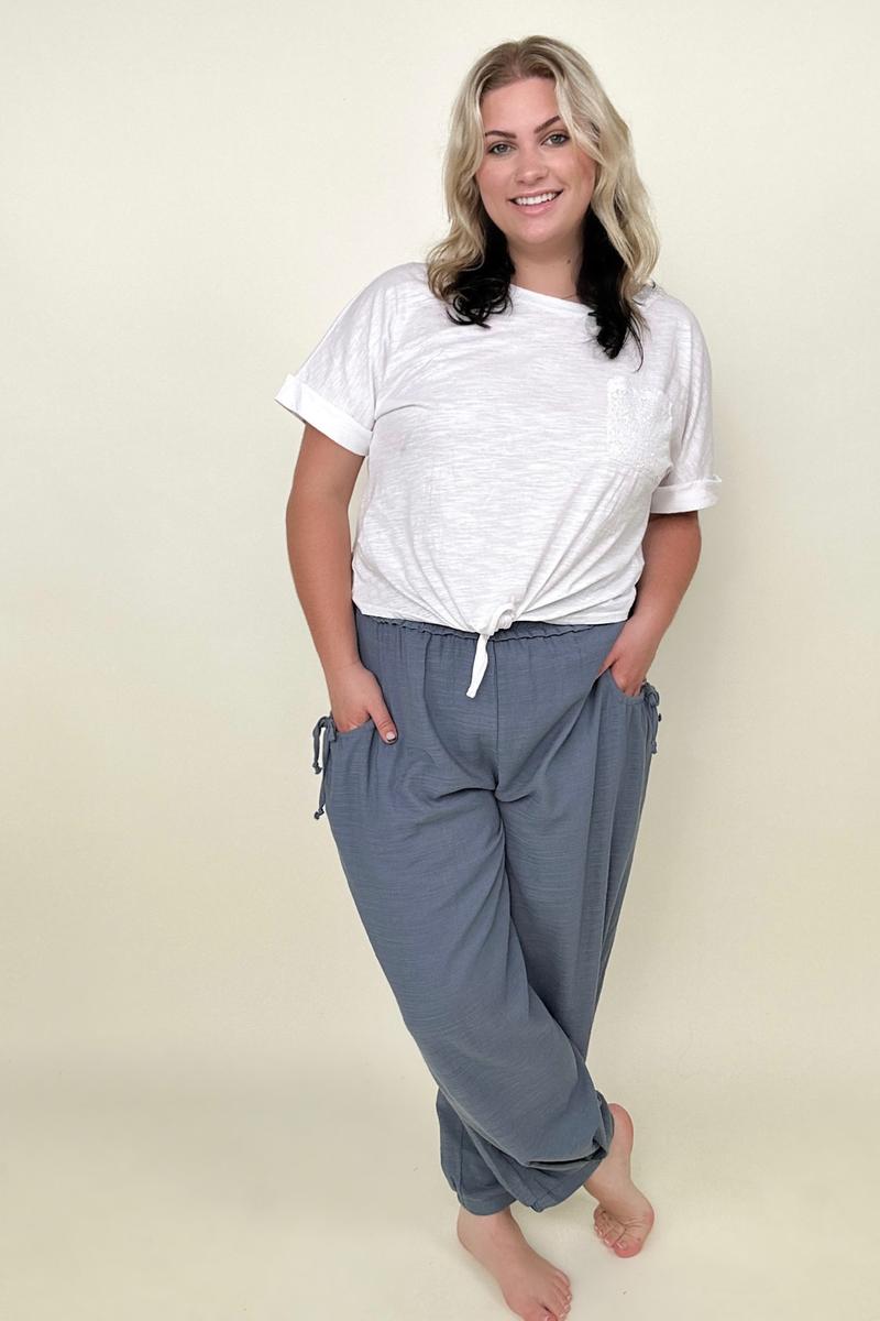 Gigio Side Pocket Parachute Pants - My She Shop