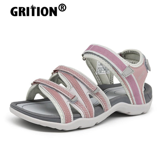 GRITION Breathable Non Slip Strappy Velcro Sandal Shoes - My She Shop