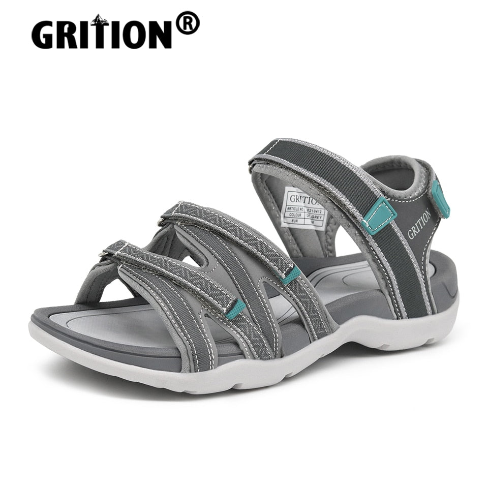 GRITION Breathable Non Slip Strappy Velcro Sandal Shoes - My She Shop