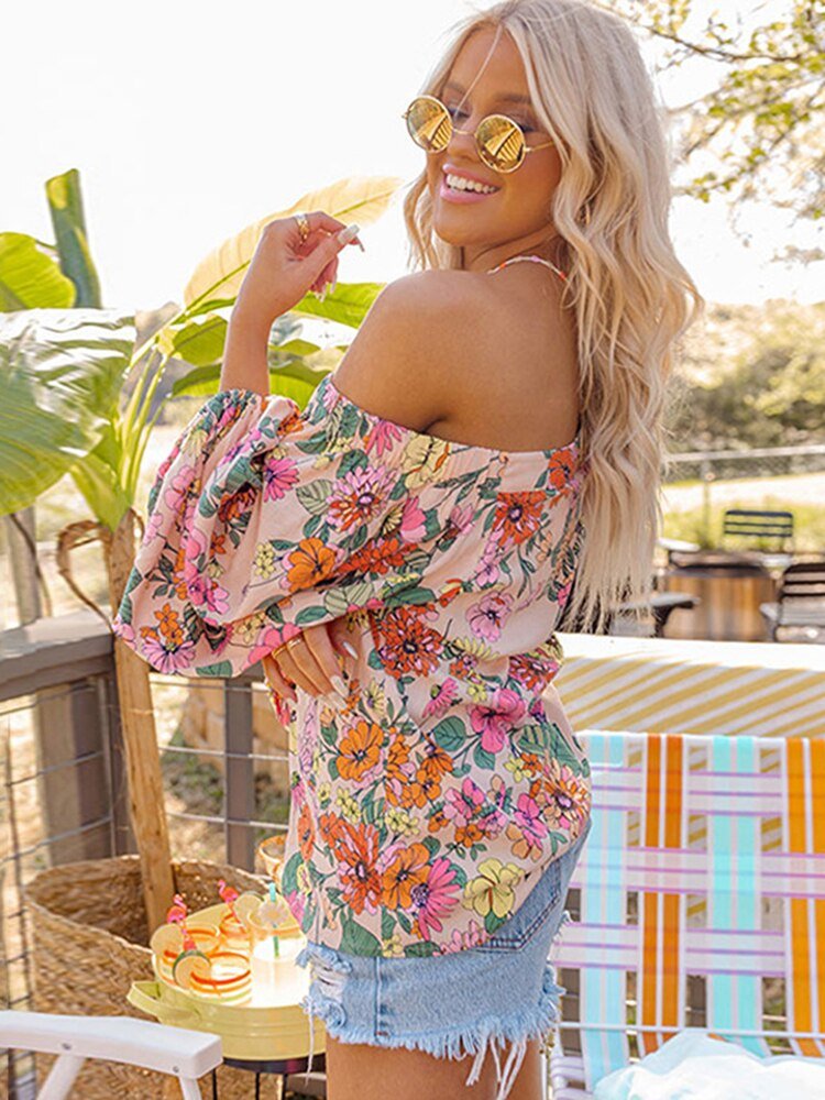 GYPSYLADY One Shoulder Floral Top - My She Shop