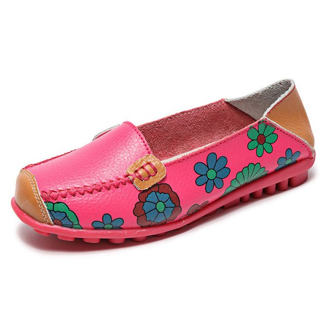 HAJINK Happy Leather Loafer Shoes - My She Shop